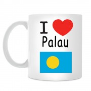 Кружка I love Palau (Я люблю Палау)