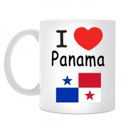 Кружка I love Panama (Я люблю Панаму)