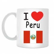Кружка I love Peru (Я люблю Перу)