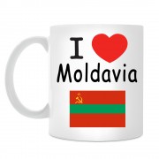 Кружка I love Moldavia (Я люблю Молдавию)