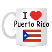 Кружка I love Puerto Rico (Я люблю Пуэрто-Рико)