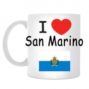 Кружка I love San Marino (Я люблю Сан-Марино)