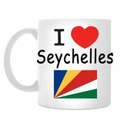 Кружка I love Seychelles (Я люблю Сейшелы)