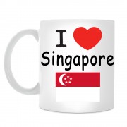 Кружка I love Singapore (Я люблю Сингапур)