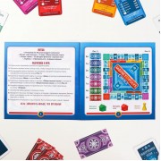 Новогодняя настольная игра «Новый год: MONEY POLYS. Зимний город», 60 карт, 2 кубика, 6 фишек, 10+