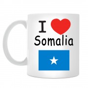 Кружка I love Somalia (Я люблю Сомали)
