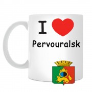 Кружка I love Первоуральск