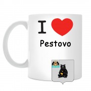 Кружка I love Пестово