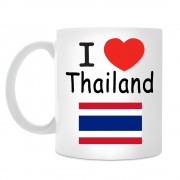 Кружка I love Thailand (Я люблю Таиланд)