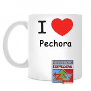 Кружка I love Печора