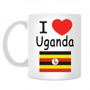 Кружка I love Uganda (Я люблю Уганду)