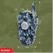 Набор раций «Отряд Альфа», 2 шт, без шума, дистанция до 400 метров, работает от батареек