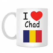 Кружка I love Chad (Я люблю Чада)