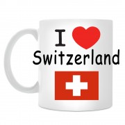 Кружка I love Switzerland (Я люблю Швейцарию)