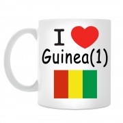 Кружка I love Guinea (Я люблю Гвинею)