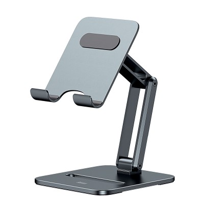 Настольная подставка BASEUS Biaxial Foldable Metal Stand (for Tablets), серый Настольная подставка BASEUS Biaxial Foldable Metal Stand (for Tablets), серый