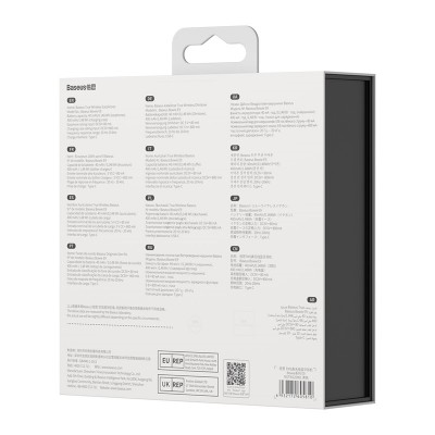 Беспроводные наушники BASEUS Bowie E9, Bluetooth, 40 мАч, черный Беспроводные наушники BASEUS Bowie E9, Bluetooth, 40 мАч, черный