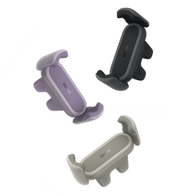 Автомобильный держатель BASEUS Steel Cannon 2 Air Outlet, черный, на воздуховод Автомобильный держатель BASEUS Steel Cannon 2 Air Outlet, черный, на воздуховод