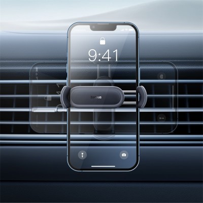 Автомобильный держатель BASEUS Steel Cannon 2 Air Outlet, черный, на воздуховод Автомобильный держатель BASEUS Steel Cannon 2 Air Outlet, черный, на воздуховод