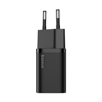 Зарядное устройство BASEUS Super Si USB-C, 3A, 30W, черный Зарядное устройство BASEUS Super Si USB-C, 3A, 30W, черный
