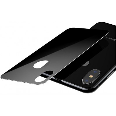 Защитное стекло BASEUS SGAPIPH58-BM01 для iPhone XS, заднее, черный Защитное стекло BASEUS SGAPIPH58-BM01 для iPhone XS, заднее, черный