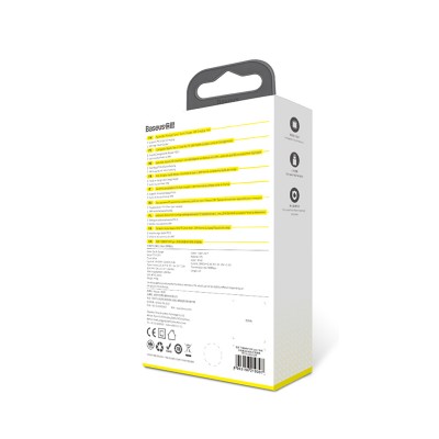 Зарядное устройство BASEUS Speed Mini Dual U Travel 2*USB + Кабель USB-Lightning, 2.1A, 10.5W, черный Зарядное устройство BASEUS Speed Mini Dual U Travel 2*USB + Кабель USB-Lightning, 2.1A, 10.5W, черный