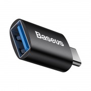 Переходник/Адаптер BASEUS Ingenuity Series Mini OTG, Type-C - USB-A 3.1, черный