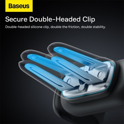 Автомобильный держатель BASEUS Steel Cannon 2 Air Outlet, черный, на воздуховод Автомобильный держатель BASEUS Steel Cannon 2 Air Outlet, черный, на воздуховод