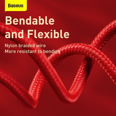 Кабель USB BASEUS Year of the Tiger One-for-three, USB - MicroUSB+Type-C+Lightning, 3.5A, 1.2 м, красный Кабель USB BASEUS Year of the Tiger One-for-three, USB - MicroUSB+Type-C+Lightning, 3.5A, 1.2 м, красный