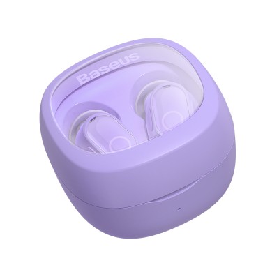 Беспроводные наушники BASEUS WM02, Bluetooth, 40 мАч, фиолетовый Беспроводные наушники BASEUS WM02, Bluetooth, 40 мАч, фиолетовый