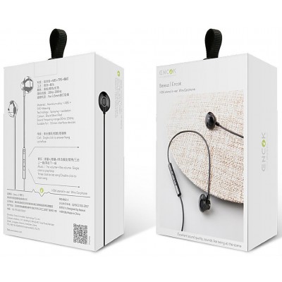 Проводные наушники BASEUS H06 Encok, Jack 3.5mm, черный Проводные наушники BASEUS H06 Encok, Jack 3.5mm, черный