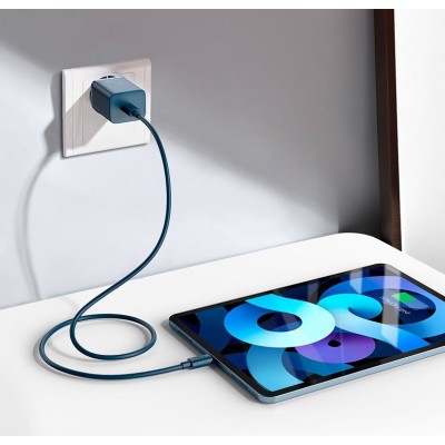 Зарядное устройство BASEUS Super Si USB-C, 3A, 20W, синий Зарядное устройство BASEUS Super Si USB-C, 3A, 20W, синий