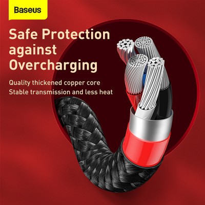 Кабель USB BASEUS Year of the Tiger One-for-three, USB - MicroUSB+Type-C+Lightning, 3.5A, 1.2 м, черный Кабель USB BASEUS Year of the Tiger One-for-three, USB - MicroUSB+Type-C+Lightning, 3.5A, 1.2 м, черный