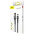 Кабель USB BASEUS Cafule, USB - Lightning, 2.4А, 1 м, серый+черный, special edition Кабель USB BASEUS Cafule, USB - Lightning, 2.4А, 1 м, серый+черный, special edition