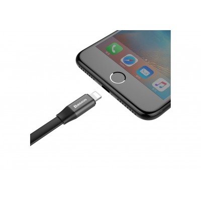 Кабель USB BASEUS Nimble Portable, USB - Lightning, 2А, 23 см, черный Кабель USB BASEUS Nimble Portable, USB - Lightning, 2А, 23 см, черный