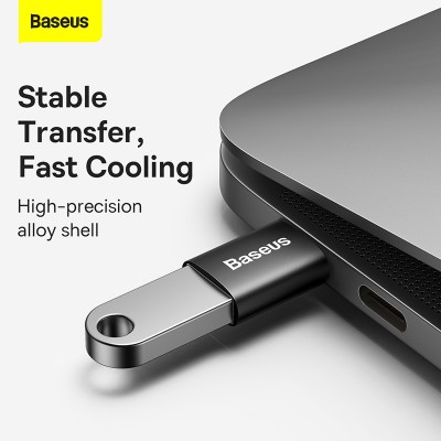 Переходник/Адаптер BASEUS Ingenuity Series Mini OTG, Type-C - USB-A 3.1, черный Переходник/Адаптер BASEUS Ingenuity Series Mini OTG, Type-C - USB-A 3.1, черный