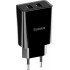Зарядное устройство BASEUS Speed Mini Dual U Travel 2*USB + Кабель USB-Lightning, 2.1A, 10.5W, черный Зарядное устройство BASEUS Speed Mini Dual U Travel 2*USB + Кабель USB-Lightning, 2.1A, 10.5W, черный
