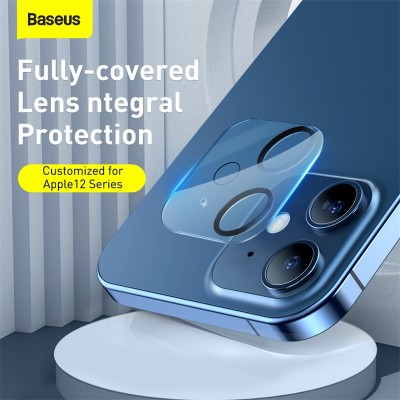 Защитное стекло BASEUS SGAPIPH61N-AJT02 на заднюю камеру для iPhone 12, прозрачный, (2шт) Защитное стекло BASEUS SGAPIPH61N-AJT02 на заднюю камеру для iPhone 12, прозрачный, (2шт)