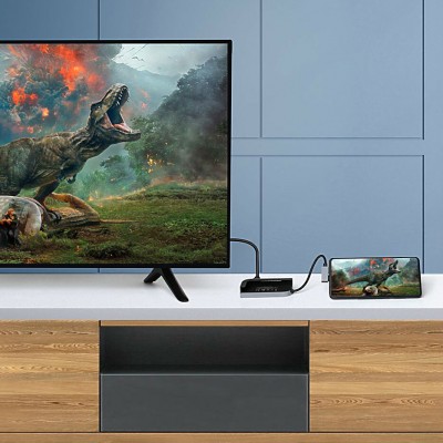 Переходник/Адаптер BASEUS Bend Angle, Разветвитель, USB3.0+SD+Micro SD+HDMI+Audio 3.5+Type-C PD, серебристый+черный Переходник/Адаптер BASEUS Bend Angle, Разветвитель, USB3.0+SD+Micro SD+HDMI+Audio 3.5+Type-C PD, серебристый+черный