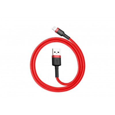 Кабель USB BASEUS Cafule, USB - Lightning, 2.4А, 0,5 м, красный+красный Кабель USB BASEUS Cafule, USB - Lightning, 2.4А, 0,5 м, красный+красный