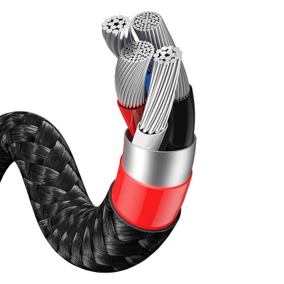 Кабель USB BASEUS Year of the Tiger One-for-three, USB - MicroUSB+Type-C+Lightning, 3.5A, 1.2 м, черный Кабель USB BASEUS Year of the Tiger One-for-three, USB - MicroUSB+Type-C+Lightning, 3.5A, 1.2 м, черный