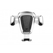 Автомобильный держатель BASEUS Gravity Metal type, серебряный, на воздуховод