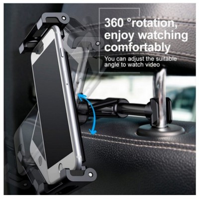 Автомобильный держатель BASEUS Back Seat, черный, на подголовник Автомобильный держатель BASEUS Back Seat, черный, на подголовник