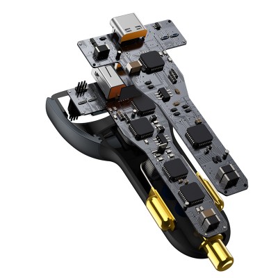 Автомобильное зарядное устройство BASEUS Qualcomm Quick Charge 5 Multi-port, USB+2*USB-C + Кабель Type-C-Type-C, 5A, 160 Автомобильное зарядное устройство BASEUS Qualcomm Quick Charge 5 Multi-port, USB+2*USB-C + Кабель Type-C-Type-C, 5A, 160