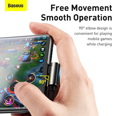 Кабель USB BASEUS Legend Series Elbow, USB - Type-C, 66W, 2 м, черный Кабель USB BASEUS Legend Series Elbow, USB - Type-C, 66W, 2 м, черный