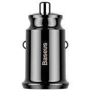 Автомобильное зарядное устройство BASEUS Grain, 2*USB, 3.1A, 5W, черный