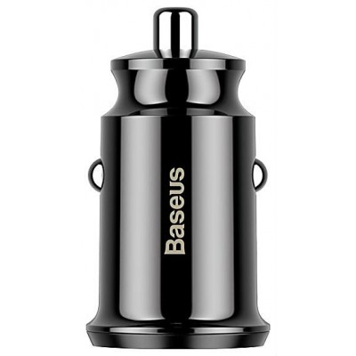 Автомобильное зарядное устройство BASEUS Grain, 2*USB, 3.1A, 5W, черный Автомобильное зарядное устройство BASEUS Grain, 2*USB, 3.1A, 5W, черный