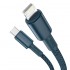 Кабель USB-C BASEUS High Density Braided, Type-C - Lightning, 20W, 2 м, синий Кабель USB-C BASEUS High Density Braided, Type-C - Lightning, 20W, 2 м, синий
