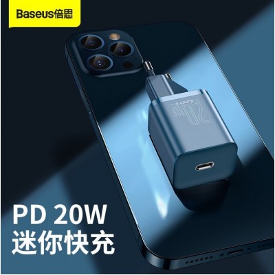 Зарядное устройство BASEUS Super Si USB-C, 3A, 20W, синий Зарядное устройство BASEUS Super Si USB-C, 3A, 20W, синий