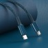 Кабель USB-C BASEUS High Density Braided, Type-C - Lightning, 20W, 2 м, синий Кабель USB-C BASEUS High Density Braided, Type-C - Lightning, 20W, 2 м, синий
